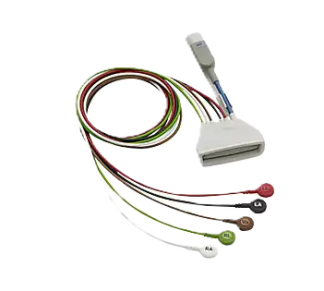 Cable ECG 5 Lead Snap AAMI + SpO2 Tele